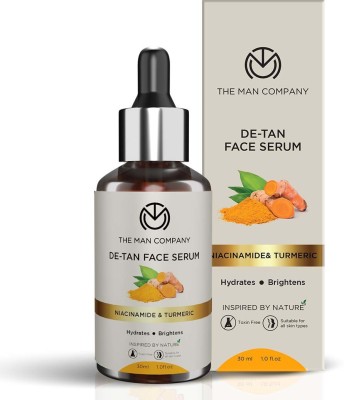 THE MAN COMPANY De-Tan Face Serum with Niacinamide & Turmeric for Skin Brightening & Repair  (30 ml)