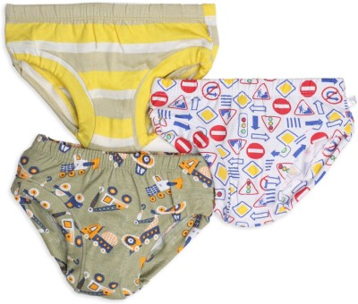 Superbottoms Brief For Boys(Multicolor Pack of 3)