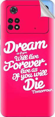 Snooky Xiaomi Poco M4 Pro Mobile Skin(Pink)