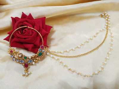 ss art Gold-plated Plated Alloy Nose Ring