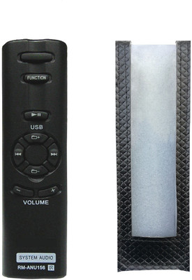 LipiWorld SA-D10 SA-D100 SA-D40 Home Theater System Remote Control ( with Remote Cover ) Compatible for Sony RM-ANU156 Home Theater Remote Controller(Black)