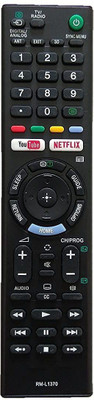 BhalTech 1370 RMT-TX301P, RMT-TX202P, RMT-TX300P LED LCD TV Universal Compatible for Sony Bravia Remote Controller(Black)