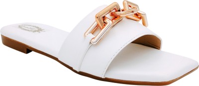 Gulmohar Fashion Women Flats(White , 5)