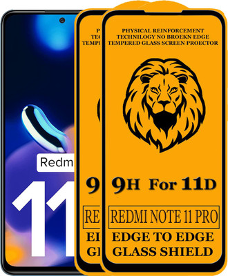 SEVEN7STAR Edge To Edge Tempered Glass for Mi Redmi Note 11 Pro(Pack of 2)