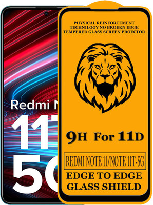 HQ Protection Edge To Edge Tempered Glass for Redmi Note 11T 5G, Mi Redmi Note 11T 5G(Pack of 1)