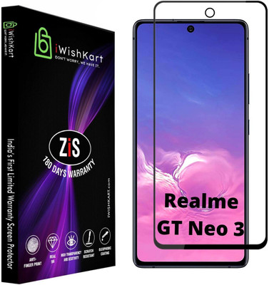 iWishKart Edge To Edge Tempered Glass for Realme GT NEO 3 5G(Pack of 1)