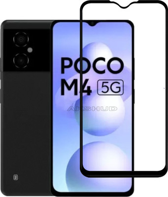 AKSHUD Edge To Edge Tempered Glass for POCO M4 5G(Pack of 1)