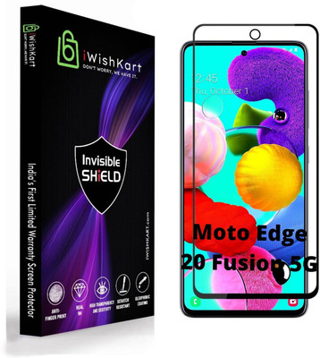 iWishKart Edge To Edge Tempered Glass for MOTOROLA Edge 20 Fusion, MOTOROLA Edge 20 Fusion 5G, MOTOROLA Moto Edge 20 Fusion 5G, MOTOROLA Moto Edge 20 Fusion 5G, MOTOROLA edge 20 fusion 5g(Pack of 1)