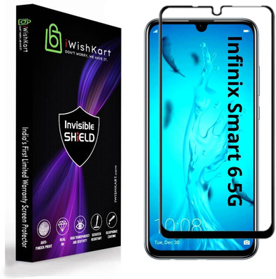 iWishKart Edge To Edge Tempered Glass for Infinix Smart 6 5G(Pack of 1)