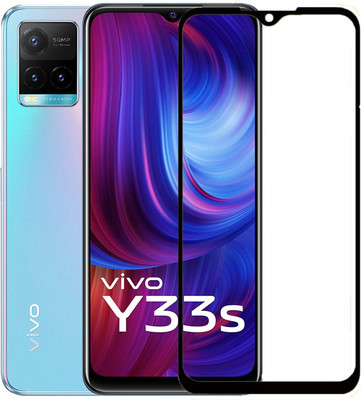 Gorilla Glass Edge To Edge Tempered Glass for VIVO Y33S(Pack of 1)
