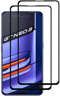 NKCASE Edge To Edge Tempered Glass for realme GT NEO 3, Realme GT NEO 3(Pack of 2)