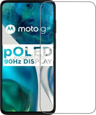 AKSHUD Tempered Glass Guard for MOTOROLA g52(Pack of 1)