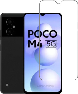 DSCASE Tempered Glass Guard for POCO M4 5G(Pack of 1)