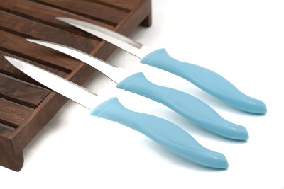 PM SELECT 3 Pc Stainless Steel, Plastic Knife Set