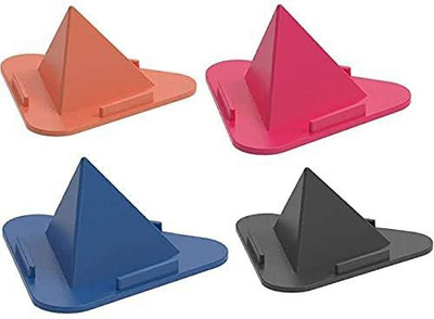 dhriyag Portable Three Sided Triangle Desktop Stand 4 Pcs Mobile Holder
