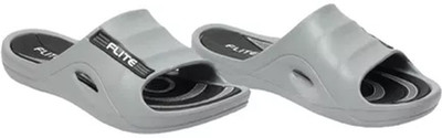 FLITE Men Slides(Grey, Black , 6)