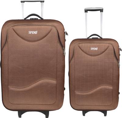 Spend Travel Luggage Trolley Bags /20+24 Inch/ Combo Set, Travel Bag Cabin Bag Suitcase (pack of 2) Expandable  Cabin & Check-in Set - 24 inch