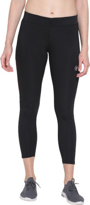 Popster Color Block Women Black Tights