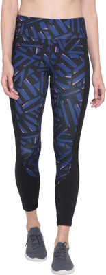 Popster Geometric Print Women Multicolor Tights
