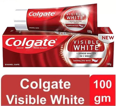 Colgate VISIBLE WHITE 1 Shade Whiter In 1 Week Toothpaste (100 g)
