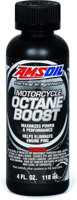 AMSOIL Motorcycle Octane Boost High-Mileage Engine Oil(118 ml)