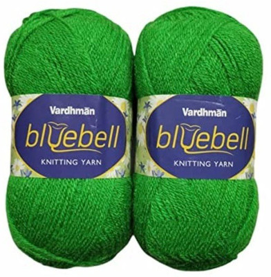 KYSS Vardhman Bluebell Wool Hand Knitting Wool/Art Craft Yarn, Shade No-81, 400 GM