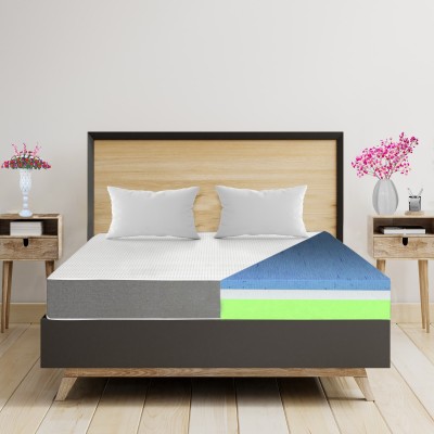 GADDA CO Orthopedic Memory Foam Dual Comfort Bed Mattress 6 inch King PU Foam Mattress(L x W: 78 inch x 72 inch)