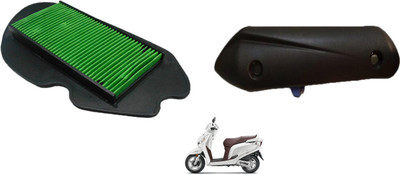 Digital Craft AVIATOR COMBO AIR FILTER . SILENCER COVER Bike Exhaust Heat Shield