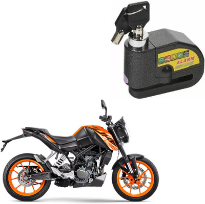 Jetnix Motorcycle Alarm Lock 110db Heavy Duty Anti-Theft Alarm Motorcycle Alarm Lock 110db Heavy Duty Anti-Theft Alarm For KTM DUKE 125 Disc Lock(Black)
