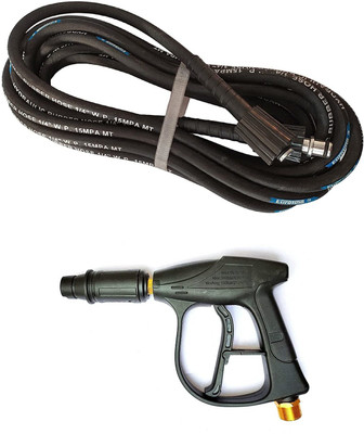 Inditrust pressure washer Hose Cord Pipe black 8m spray gun combo Compatible STARQ, REQTEC Pressure Washer