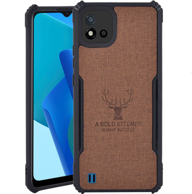 Flipkart SmartBuy Back Cover for Realme C20, Realme C11 2021(Brown, Shock Proof, Pack of: 1)