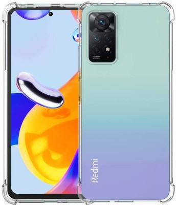 BRENZZ Back Cover for Redmi Note 11 PRO Plus 5G, mi Note 11 PRO Plus 5G(Transparent, Shock Proof, Silicon, Pack of: 1)