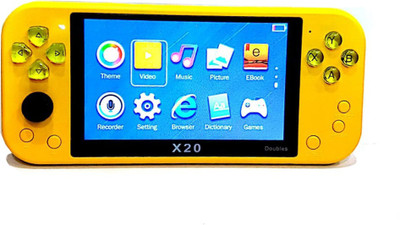 Clubics X20 5.1 inch PSP Gaming Box 8GB Memory 360 Degree joystick- Yellow HD Edition(Code in the Box - for PSP)