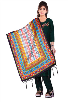 MAHADEV ENTERPRISE Silk Blend Polka Print Women Dupatta