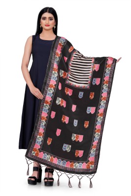 MAHADEV ENTERPRISE Silk Blend Polka Print Women Dupatta