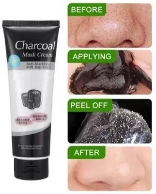 NADJA Anti Blackhead Charcoal Face Mask Cream For Man & Woman(130 g)