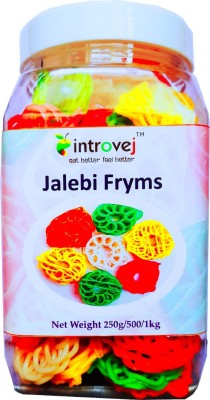 INTROVEJ Jalebi shape Fryms 250gm Fryums 250 g