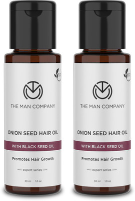 THE MAN COMPANY Onion Oil for Hair for Men (Pack of 2 Minis, 30ml each) Hair Oil (60 ml)
