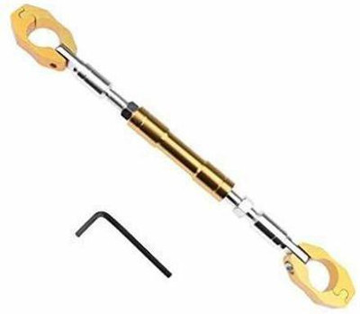 BLP Adjustable Universal Motorcycle Handlebar Cross Bar Model-1 (GOLDEN) Handle Bar(Gold)