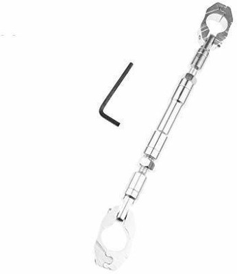 BLP Adjustable Universal Motorcycle Handlebar Cross Bar Model-1 (SILVER) Handle Bar(Silver)