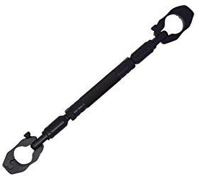 BLP Adjustable Universal Motorcycle Handlebar Cross Bar Model-1 (FULL BLACK) Handle Bar(Black)