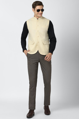 PETER ENGLAND Sleeveless Solid Men Jacket