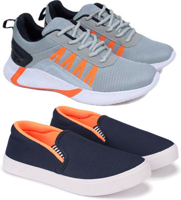 BERSACHE Boys Lace Running Shoes(Multicolor, 9.5-10 Year)