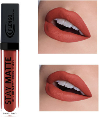 FLENGO Super Stay Matte Ink Liquid Lipstick, Matte Finish Shade-2(Shade-2, 6 ml)