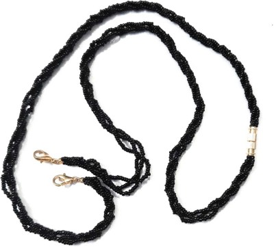 MANMORA BLACK BEADS aloy silk dori mangalsutra chain Plastic Mangalsutra