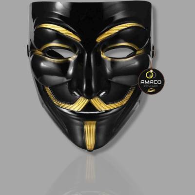 AMACO V for Vendetta plastic white face party mask & joker mask Party Mask