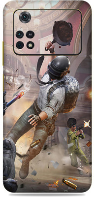 Gizmo Wraps Xiaomi Poco M4 Pro 4g, Pubg Pan Fight Mobile Skin(Multicolor)