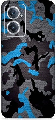 SkinoMania Nord-Ce2-(5G) Mobile Skin(Multicolour Camo-Blue)