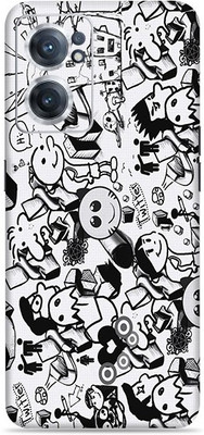 SkinoMania Nord-Ce2-(5G) Mobile Skin(Multicolour Doodle)