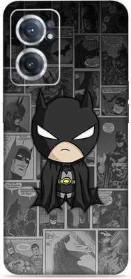 SkinoMania Nord-Ce2-(5G) Mobile Skin(Black Comic-Batman)